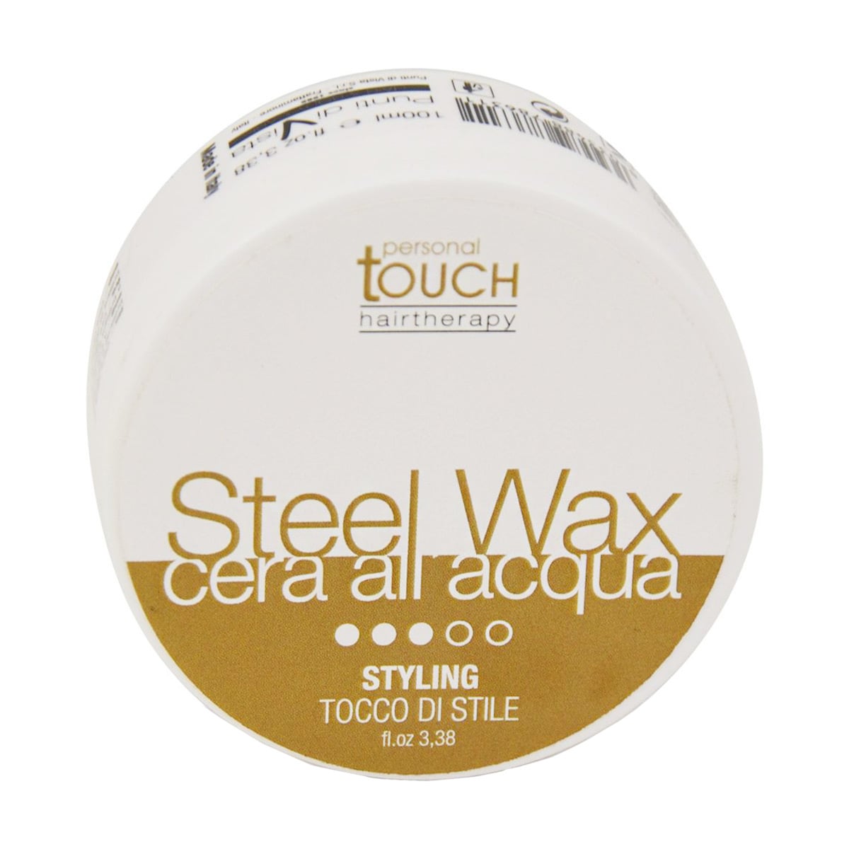 Віск-блиск для укладання волосся Punti Di Vista Personal Touch Steel Wax на водній основі, 100 мл