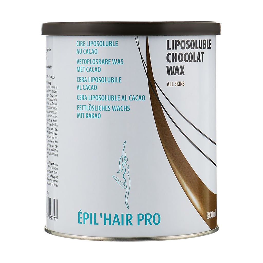 Жиророзчинний теплий віск для депіляції Sibel Epil' Hair Pro Liposoluble Choco Wax, 800 мл